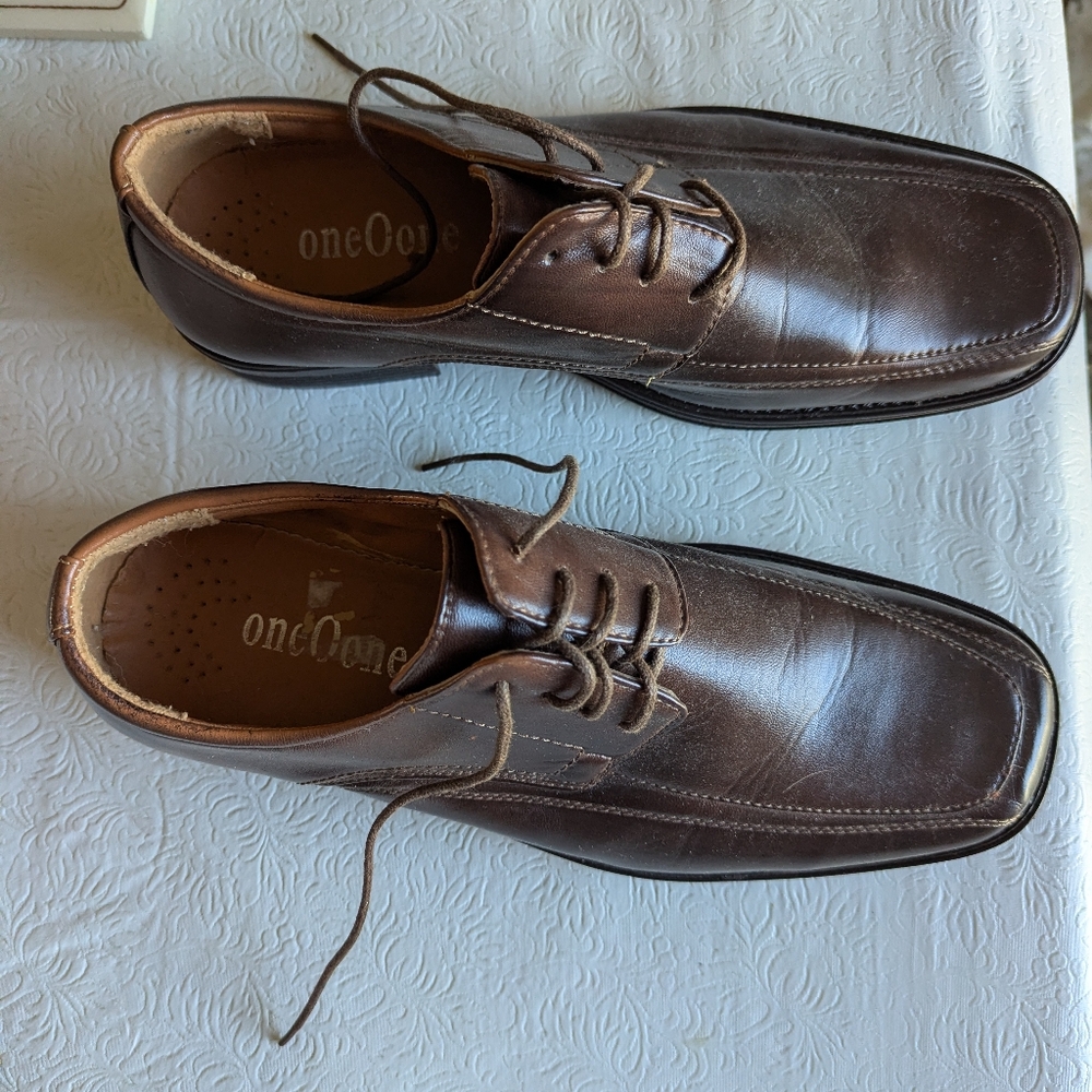 Size 13 Men's Brown Leather Shoes